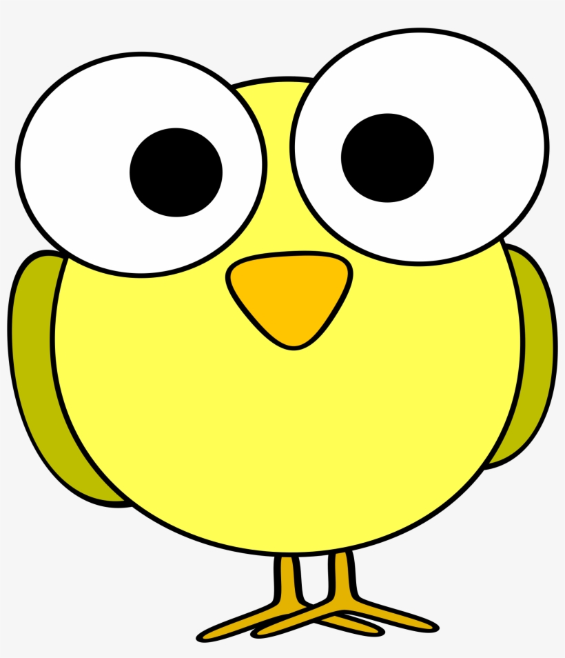 This Free Icons Png Design Of Yellow Googley-eye Bird, transparent png