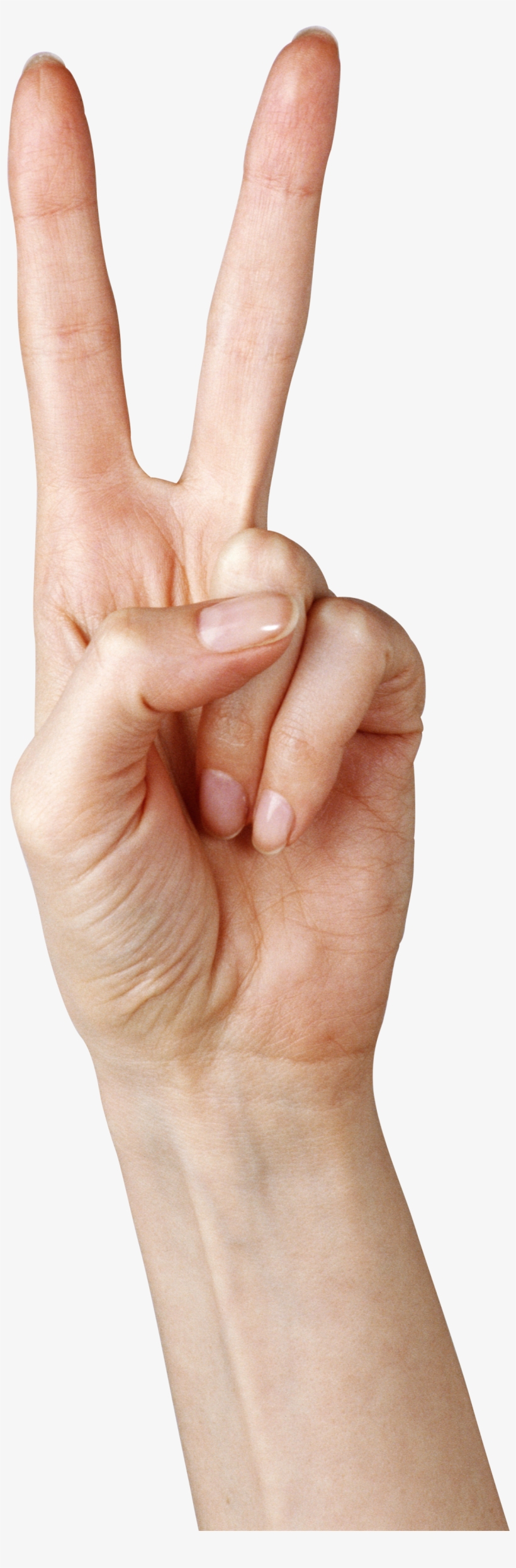 Fingers Png Clipart - Hand Two Finger Png, transparent png