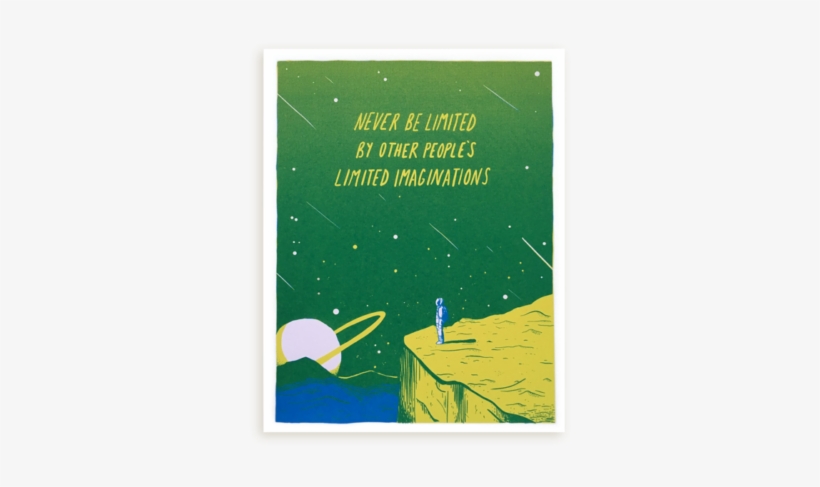 Never Be Limited Print - Website, transparent png