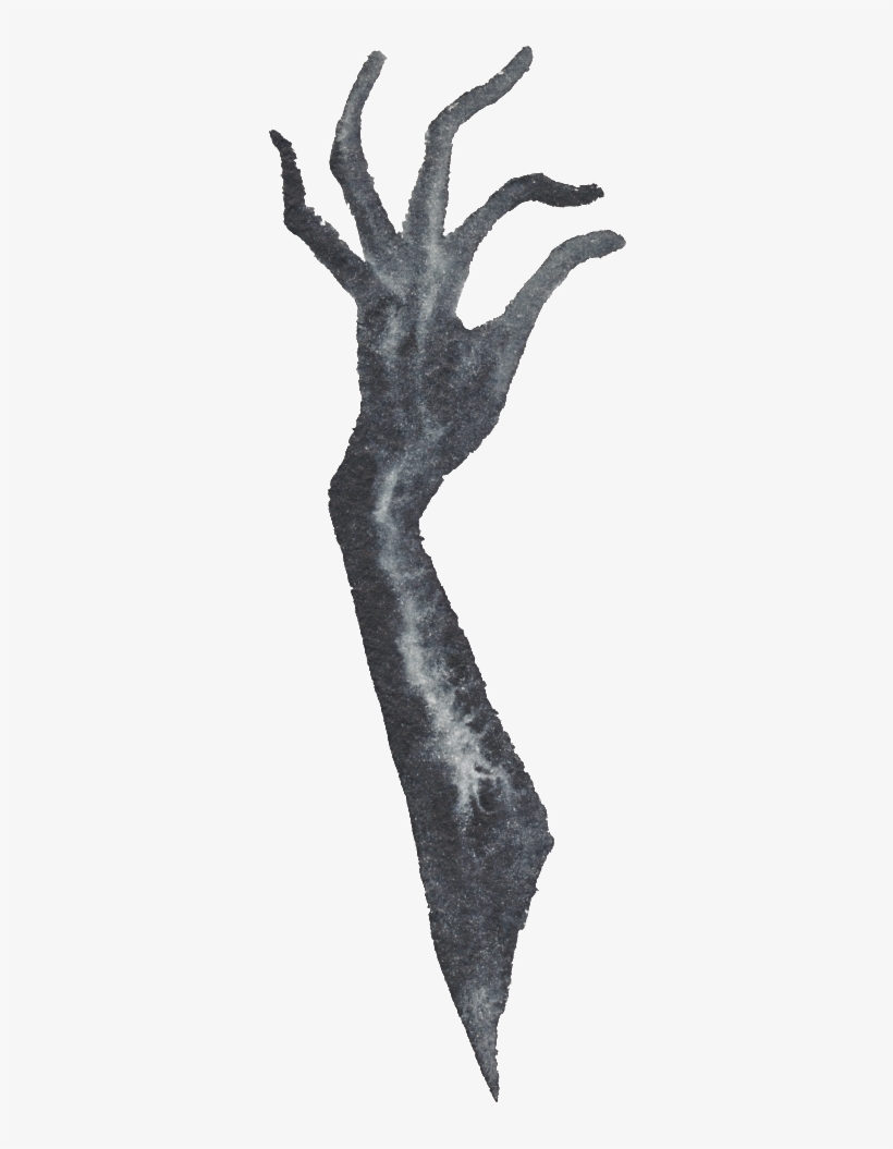 Abstract Arm Black And White Watercolor Fashion Transparent - Paintbrush, transparent png