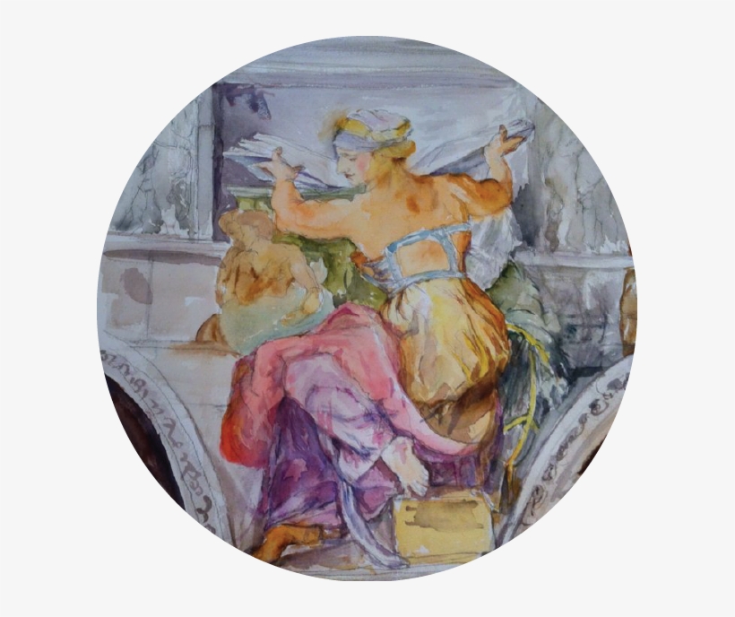 Greek Lady - Watercolor Paint, transparent png