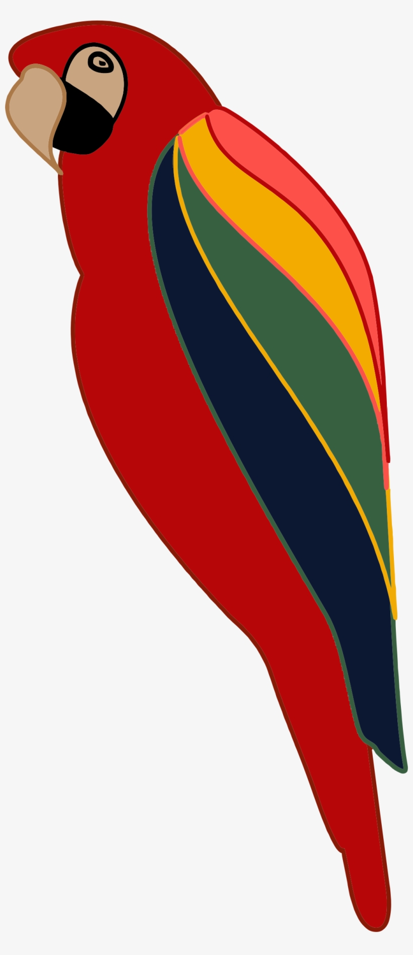 This Free Icons Png Design Of Stylized Parrot, transparent png