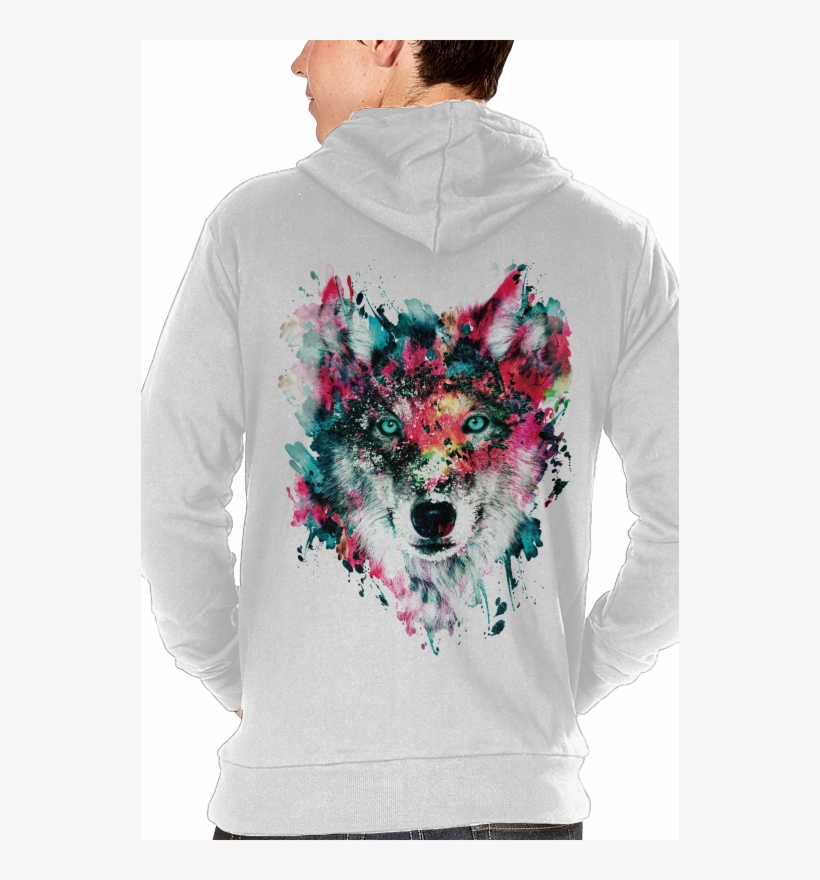 Watercolor Wolf Watercolor Wolf - Qwertee Wolf, transparent png