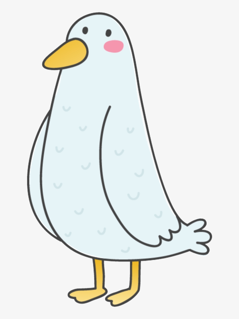 Hand Drawn Cartoon Duck Vector - Drawing, transparent png