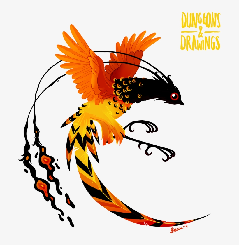 Phoenix - Dungeons & Drawings, transparent png