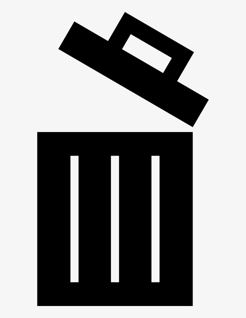 Open Trash Can - Trash Can Png, transparent png