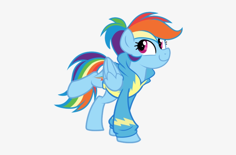 Mlp Fim Fan Art - Rainbow Dash, transparent png