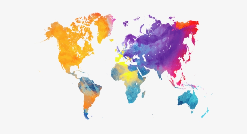 Image Royalty Free Library World In Tank Top For Sale - World Map Background, transparent png