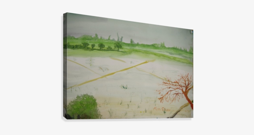 Rice Fields - Painting, transparent png