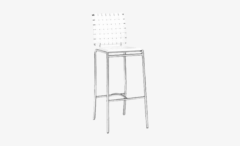 Criss Cross White Bar Stool - Zuo Criss Cross White Bar Chairs (set Of 2) (criss, transparent png