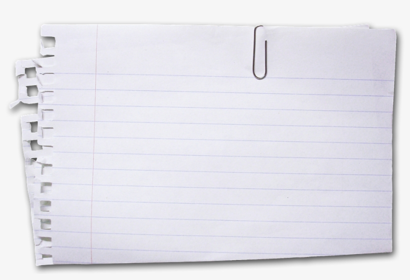 Paper, Folded, Paper Clip, Torn, Lines, To Write, Note - Papier Paperclip, transparent png