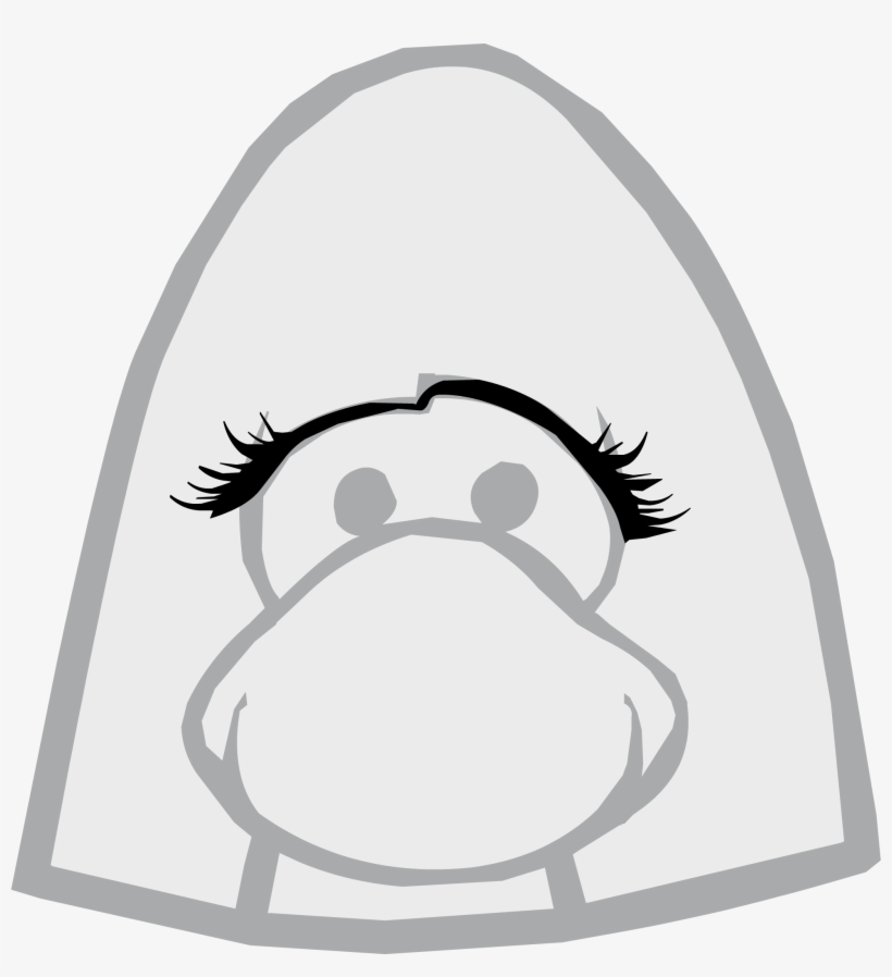 Royal Eyelashes - Club Penguin Pestañas, transparent png
