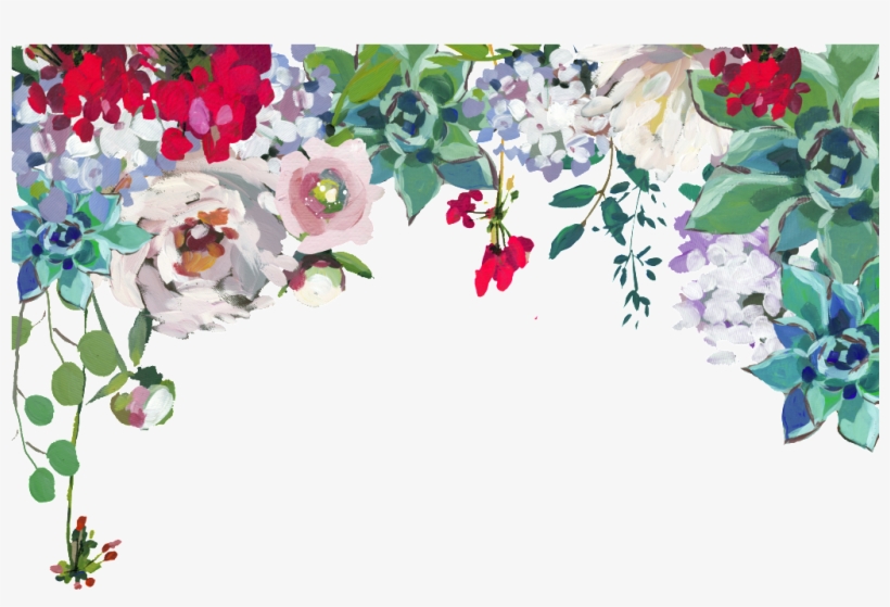 Hand Painted Florist Decoration Background Flower Wall - September 2018 Wallpaper Calendar, transparent png