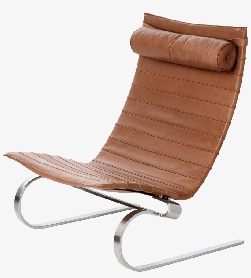 Pk20 Lounge Chair Poul Kjærholm Walnut Elegance Leather - Fritz Hansen Pk20, transparent png