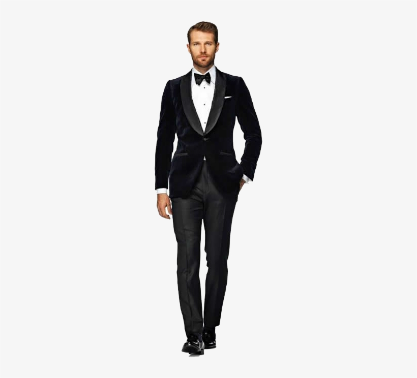 Clipart Black And White Library Businessman Clipart - Two Piece Black Suit, transparent png