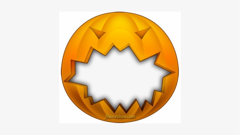 Pumkin Halloween Photo Frame - Halloween Frames, transparent png