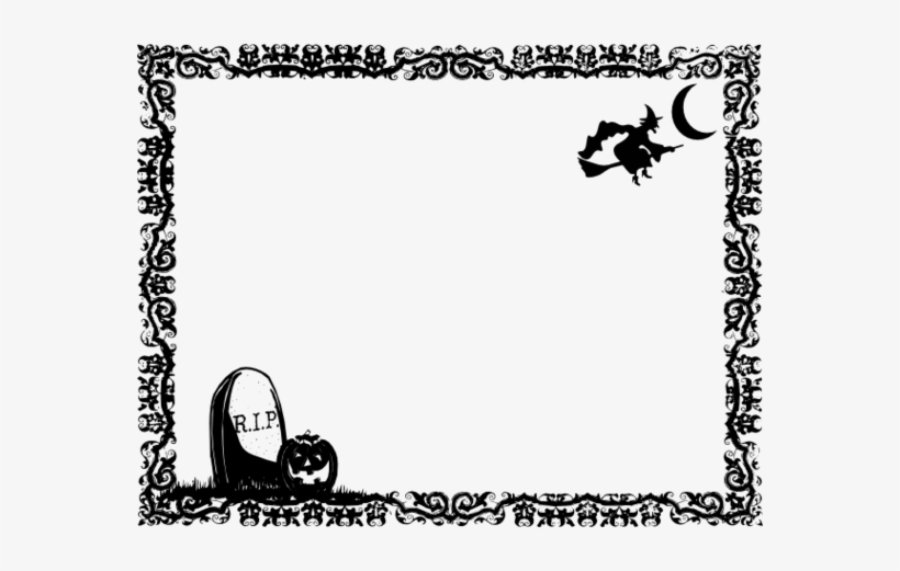 Halloween Frame Clipart - Red Bandana Border Clip Art, transparent png