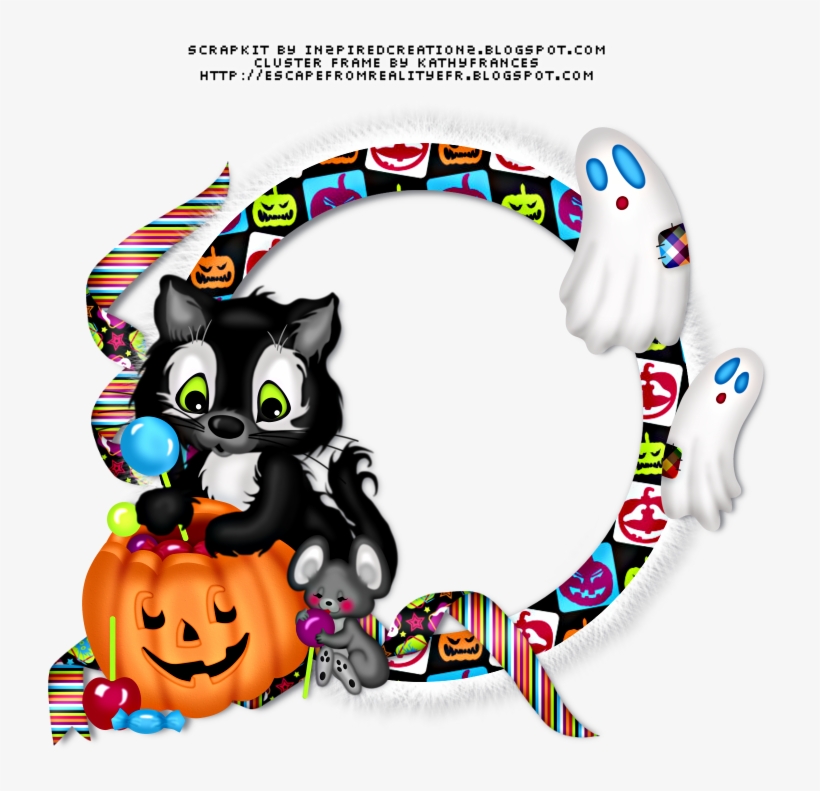 Ftu Halloween Cluster Frames - Cartoon, transparent png