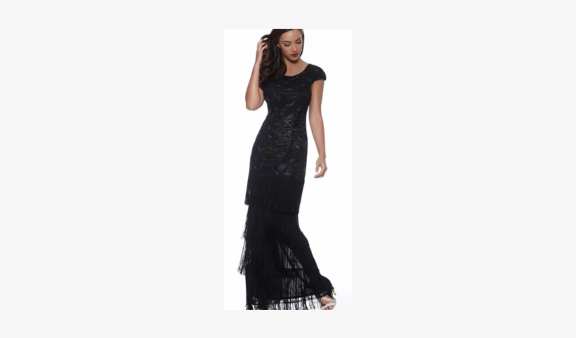Celestia Fringe Maxi Gown In Black - Rachel Pally Celestia Maxi Dress, transparent png