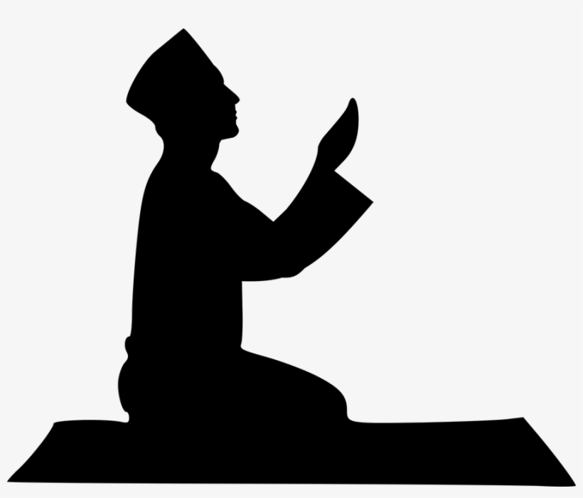 Islamic, Prayer, Silhouette, Mosque, Man, Religion - Muslim Silhouette, transparent png