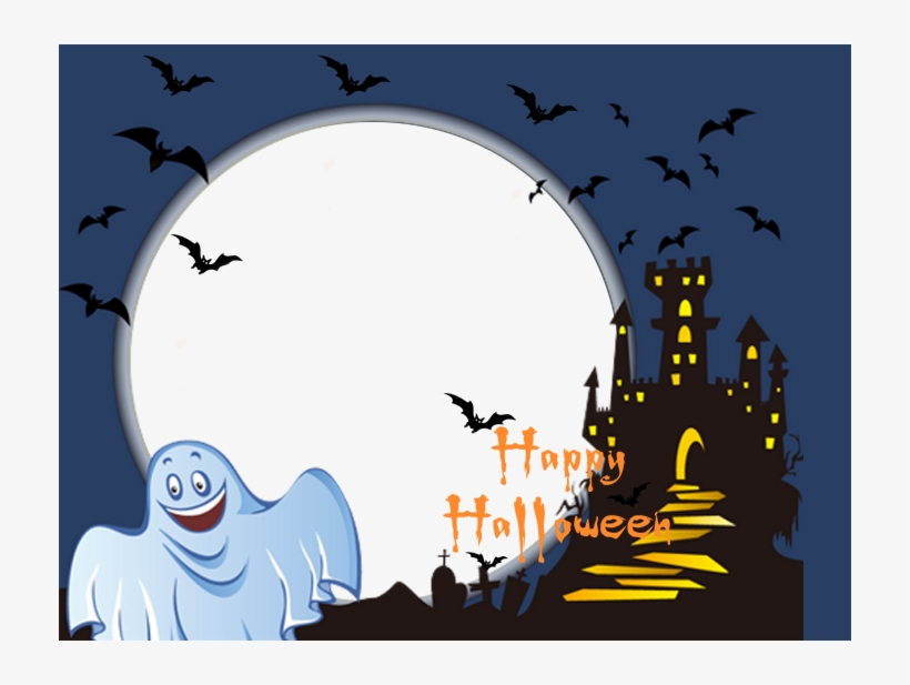 Halloween Frames - Happy Halloween Throw Blanket, transparent png