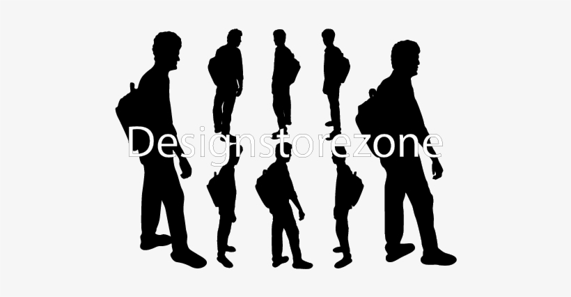 Student Silhouette Vector Final - Student, transparent png