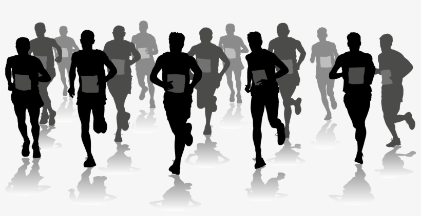 Saturday, April 22nd - Running Marathon Clipart, transparent png