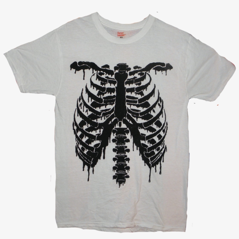 Image Of The Rib Cage Shirt - T-shirt, transparent png
