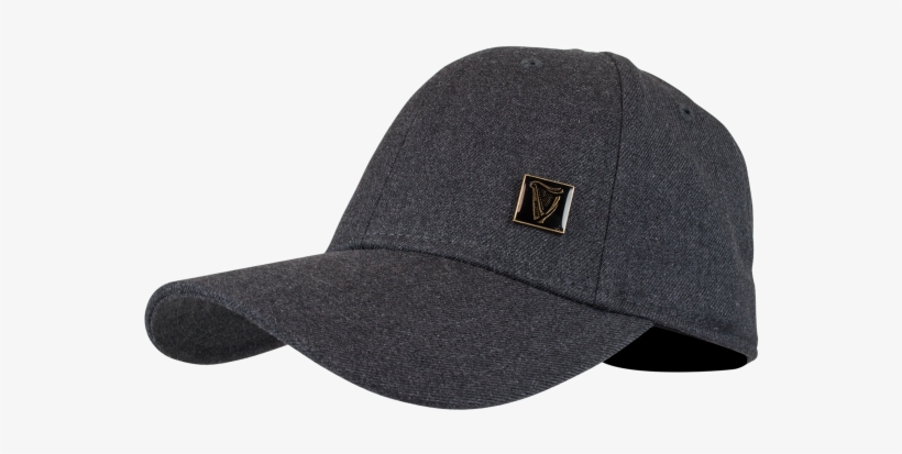Guinness Grey Baseball Cap With Enamel Harp Pin - Baseball Cap, transparent png