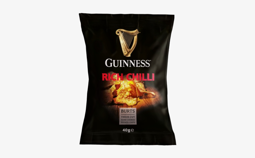 Guinness Rich Chilli Potato Chips 40g, transparent png
