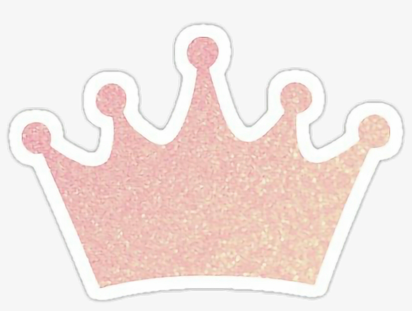 Crown Glitter Pink Yellow Hair Bynisha Freetoedit Image - Royalty-free, transparent png