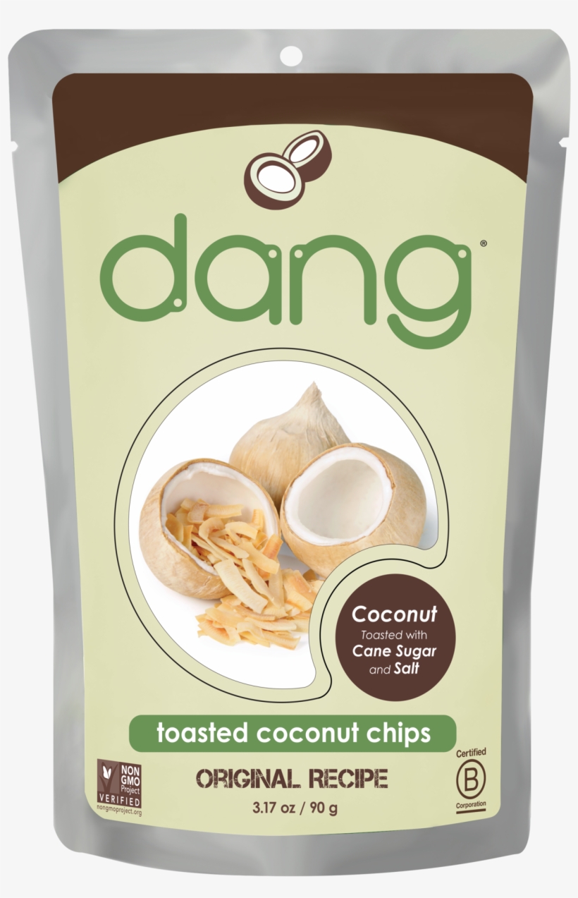 Dang Toasted Coconut Chips - Dang - Toasted Coconut Chips Caramel Sea Salt - 3.17, transparent png