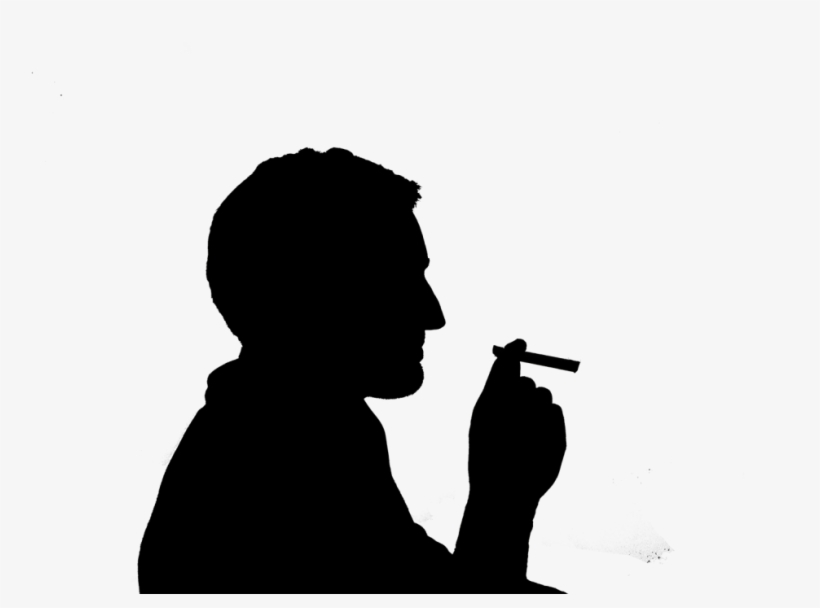 Ban It Or Grant It - Silhouette Smoking Png, transparent png