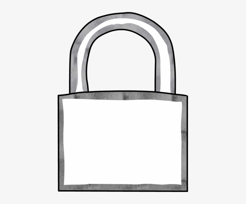 9190363, Padlock Locked - Tote Bag, transparent png