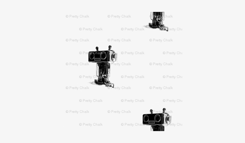 Robot Pattern Preview - Spoonflower, transparent png