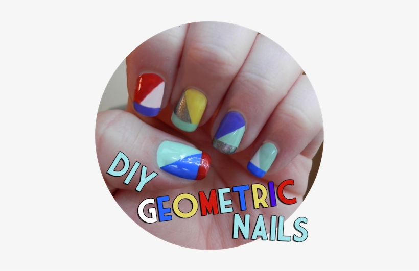 Geometric Nails Tutorial - Nail Polish, transparent png