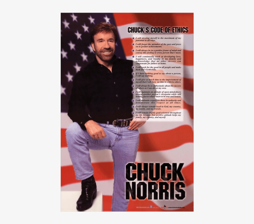 Chuck Norris Official - Chuck Norris Code Of Ethics, transparent png