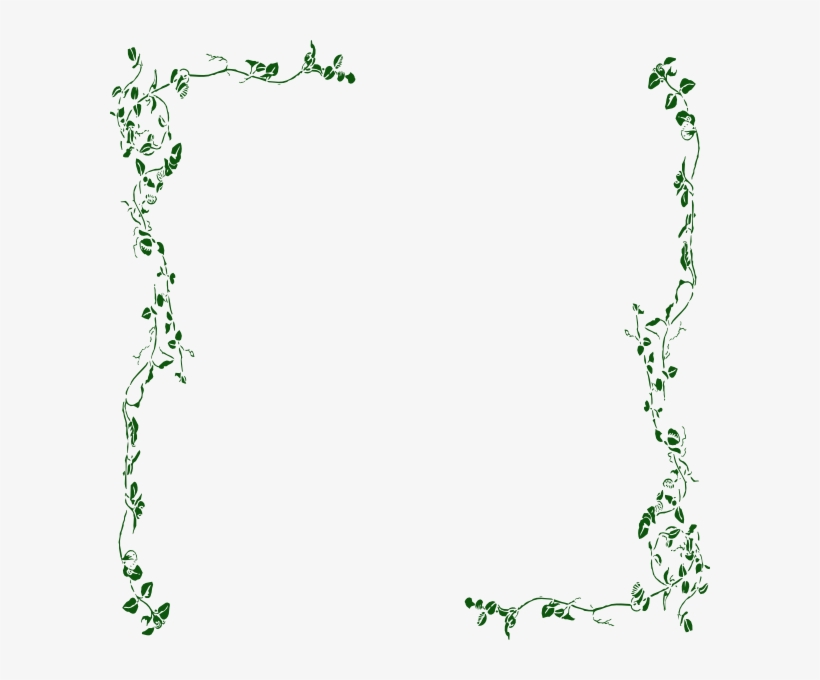 Vine Border Green Clip Art At Clker Com Vector Clip Vinyl Wall Art