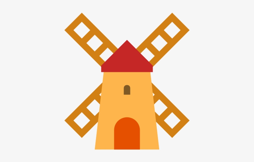 Windmill Icon, transparent png