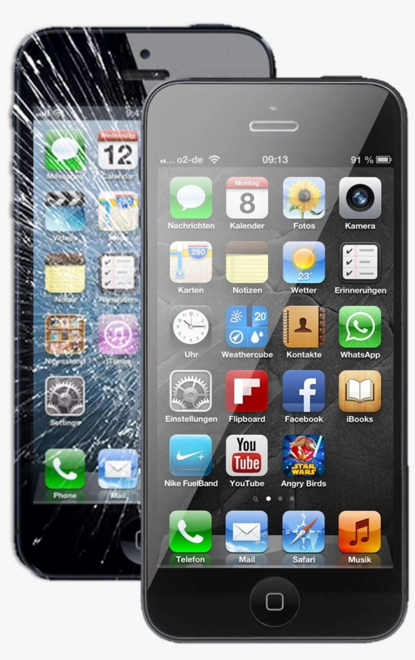 Iphone Broken & Fixed, transparent png