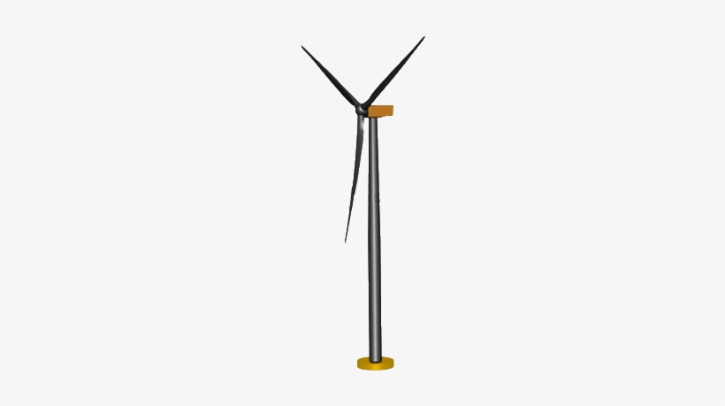 Wind Turbine - Small Wind Turbine Png, transparent png
