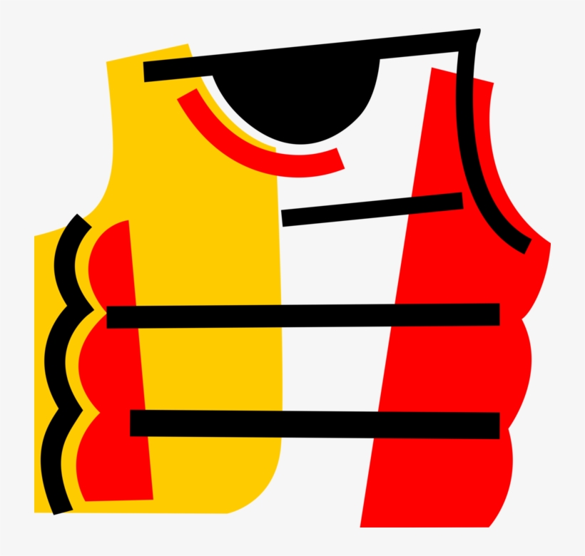 Vector Illustration Of Life Vest Life Preserver Personal, transparent png