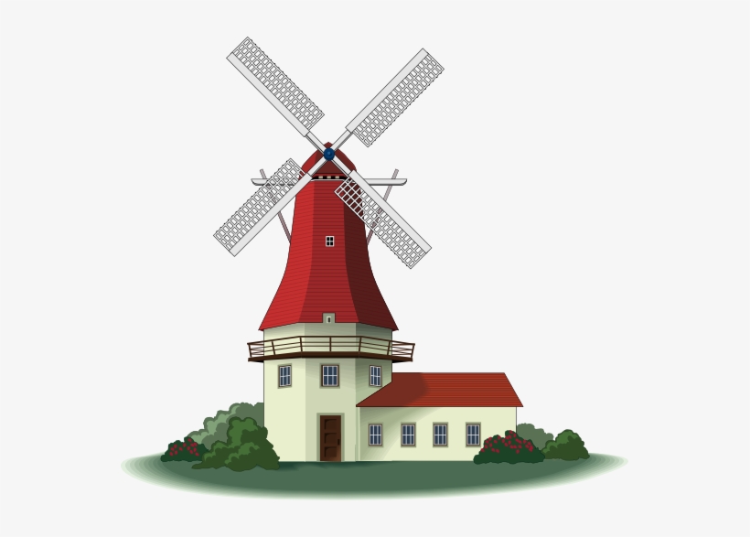 Windmill Clipart Farmers - Old Mill Primary School Logo, transparent png