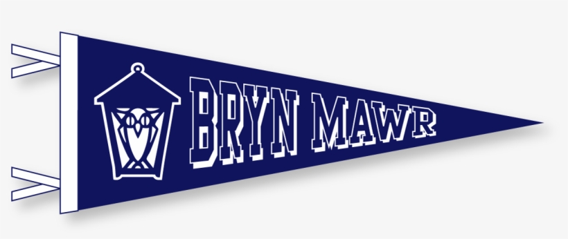 Pennant In Class Colors - Bryn Mawr College, transparent png