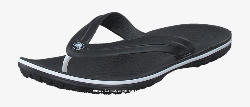 Buy Crocs Crocband Flip Black Shoes Men 18744-00 - Crocs Sandaalit, transparent png