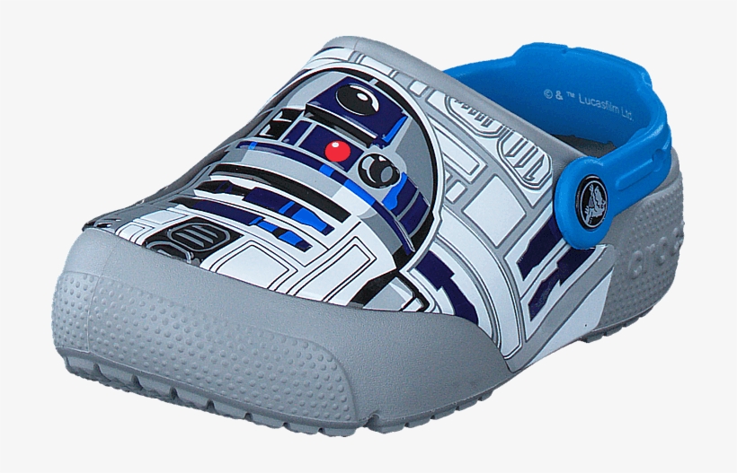 Crocs Crocs Fun Lab Lights R2d2 Ocean/light Grey 57586-00 - Sahinler Fleece R2d2 Very Soft Polyester/fleece Blanket, transparent png