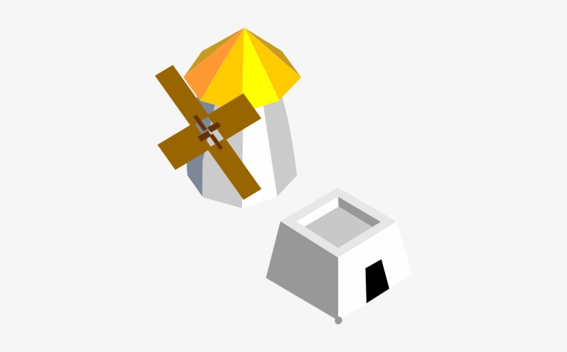 Windmill 2 - Polytopia Sawmill Level 8, transparent png