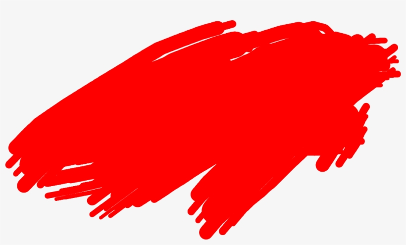 Source - - Red Brush Paint, transparent png