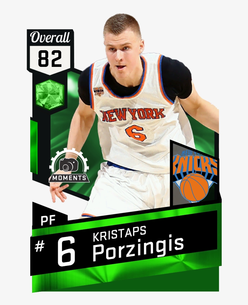 82 Ovr Porzingis, Isaiah Thomas, Mike Conley & Marc - Kristaps Porzingis 2016-17 Action Photo Print, transparent png