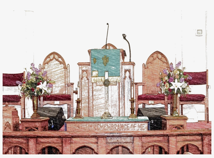 Pray For Our Church - Altar, transparent png